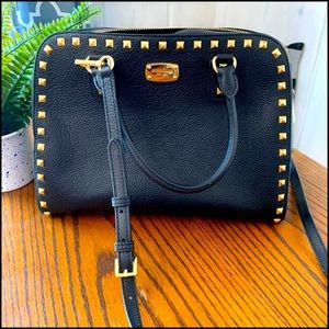Michael Kors studded black purse